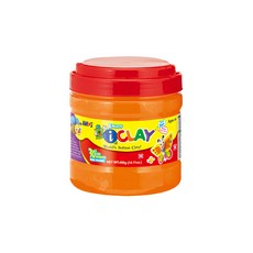 AMOS 阿摩司 i-CLAY 大容量超輕黏土 超柔軟高延展性, 橘色, 400g, 1罐