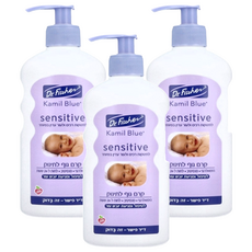 Dr.Fischer 費雪博士 敏感寶貝專用型乳液, 質地好吸收 清爽不黏膩 圓弧鋸齒狀瓶身, 500ml, 3瓶