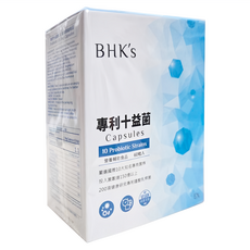 BHK's 專利十益菌EX 素食膠囊 60顆, 180g, 1罐