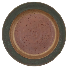 備前三彩15.5皿 日本製 15.5 x 2.5cm XL13052-4 1個, 棕色 + 黑色