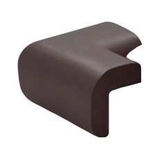 aguard 直角防撞角 2入, 67 x 42 x 16mm, 深棕色, 4個