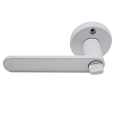 L.S 麥金牌 日規水平鎖 房間鎖小套盤組 有鑰匙 LS-700 60mm 白色, 1個