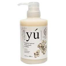 yu 東方森草 寵物沐浴乳, 薏仁精華深層保濕, 維他命B6調節油脂, 有機柳蘭精華舒緩修護, 400ml, 1瓶