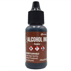 Ranger酒精墨水 烏賊墨 14ML SEPIA 設計繪畫 手作彩繪, 1個