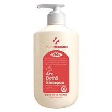PAUL MEDISON Kids Ato 弱酸性洗髮沐浴乳 嬰兒爽身粉香, 1.077L, 1瓶