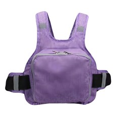 透氣反光兒童機車安全帶, 高貴紫, 1個
