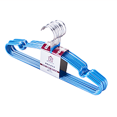 H&K 家居 雅典防滑衣架 Set 10個, 時尚色彩優雅掛衣, 顏色隨機