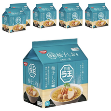 NISSIN 日清 拉王 柚子鹽味拉麵 麵條Q彈 濃郁湯底, 30包