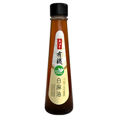 麻油車 冷壓有機白麻油, 135ml, 1瓶