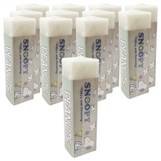 PEANUTS 史努比 SNOOPY小日子 黏屑型橡擦, 灰色, 12個