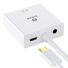 biaze畢亞茲 HDMI轉VGA線轉換器 1080P高清視訊, 16cm, 1個