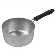 PEARL LIFE 珍珠金屬 日本製 銀河壓紋不銹鋼雪平鍋, 22cm, 單色, 1個