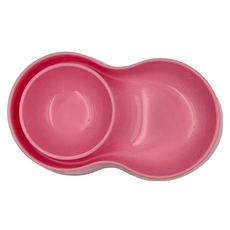 CrazyPAWS 瘋狂爪子 繽紛多色防蟻碗 23.5 x 13.5 x 7cm, 蜜桃紅, 1個