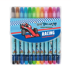YOUNG ART 彩色筆 Set 12色, 男孩款 簽字筆2入, 2組