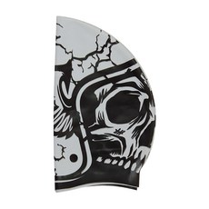 MADWAVE 矽膠泳帽, HARD HAT WHITE, 1個