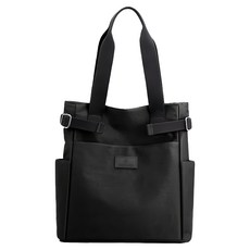 SUOYATE 索亞特 日系大容量單肩手提袋, 26 x 13 x 32cm, 黑色