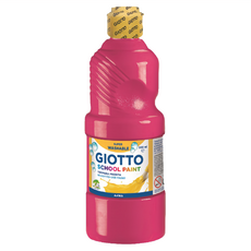 GIOTTO 可洗式兒童顏料，色彩鮮豔，激發創意，可混合顏色, 500ml, 1色