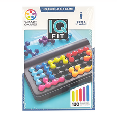 SMART GAMES IQ Fit 大挑戰，單人邏輯遊戲，適合6歲以上, 1盒, 10片