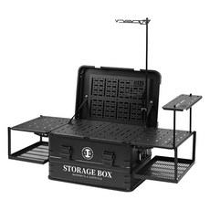 ShineTrip 山趣 05系列 咖啡箱底桌, 1個, 黑色