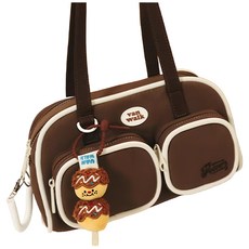 日系甜心少女單肩托特包 V2629 350g 榛果奶棕 1個