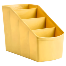 北歐風桌面收納盒 16.5 x 12 x 8cm 120g 3個, 復古黃, 1組