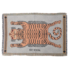 POST GENERAL 多用途披毯 - 老虎 聚酯纖維/棉, 900 x 1500mm