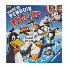 Ravensburger 維寶 Penguin Pile-Up 桌遊，冰山企鵝登陸，5歲以上, 冰山疊企鵝, 1盒