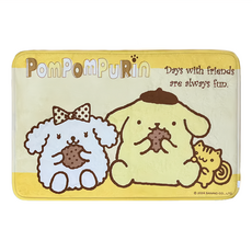 布丁狗 短絨毛地墊, 40x60cm 聚酯纖維, 柔軟親膚, 經典花樣防滑, 60 x 40cm, 點心時光, 1個