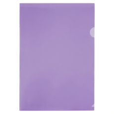 DaTaBanK 三田文具 L型文件夾 A4 Set 型號 E310, 透明紫色, 10組