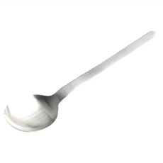 SALUS 佐藤金屬 304不鏽鋼飛機餐匙, 工業風設計, 銀色, 1支