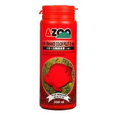 AZOO 愛族 9合1血鸚鵡漢堡 小粒 血鸚鵡飼料 花羅漢飼料 浮水型, 330ml, 1瓶