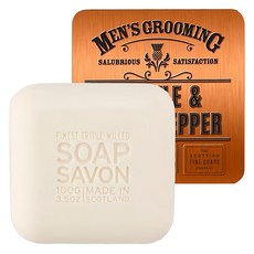 Scottish Fine Soaps 經典洗面皂 男士專用 深層清潔毛孔 鬍鬚護理, 100g, 1個