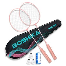 BOSHIKA 羽球拍組 PRO300, 1組, PRO300(粉色)