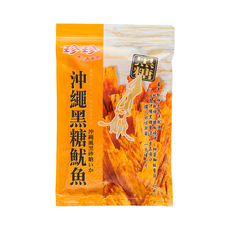 珍珍 沖繩黑糖魷魚絲, 75g, 1包