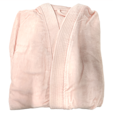 星紅織品 飯店專用彩色剪絨大浴袍 - 100%純棉, 粉色, 1件