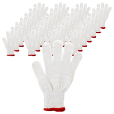 Tamsaa 棉紗手套 白色 40公克, 100個