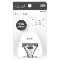 inomata 吸盤式刮鬍刀架 3入, 日本製, 5.7 x 6.4 x 7cm, 1組, 白色