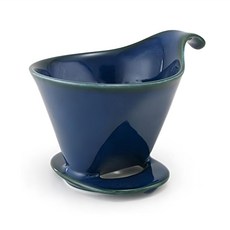 ZERO JAPAN 典藏陶瓷咖啡漏斗, (大), 牛仔藍, 日本製, 咖啡漏斗, 1個