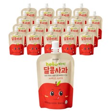 aolda Hello Baby 甜蘋果汁, 100ml, 20包