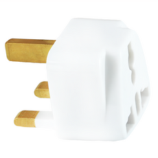 Dr.AV 聖岡科技 英規T型萬國轉換插頭, PC外殼 阻燃防火 耐高熱, 1個