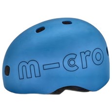 Micro Scooters 滑板運動用防護頭盔 M (52-56cm) 335g 滑板車/自行車適用, 消光海洋藍, 1個