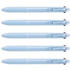 PILOT 百樂 輕油多功能筆, 淺藍, 5支