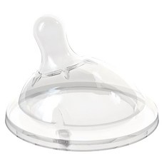 Chicco 天然母感2倍防脹矽膠奶嘴 單孔 (中等流量), 2個月以上, 1入