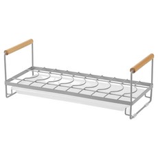 麥塔曼日式碳鋼收納架/碗架, 暖灰色, 1個