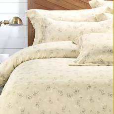 LoveCity 寢城之戀 台灣製 吸濕排汗萊賽爾天絲 舖棉四季涼被, 舖棉涼被, 花語 黃色