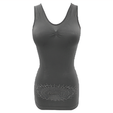 GIAT 吉亞特 女款 石墨烯遠紅外線機能美體發熱背心 03120