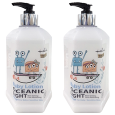 Hallmark 怪獸舒膚輕盈乳 清新海洋香, 適用於嬰兒/敏感肌膚, 600ml, 2瓶