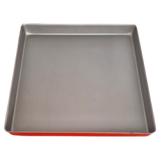 unopan 屋諾 鋁合金烤盤 1.5mm鋁合金 台灣製, 25.8 x 25.8 x 3cm, 1個