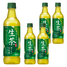 KIRIN 麒麟 生茶, 525ml, 5瓶