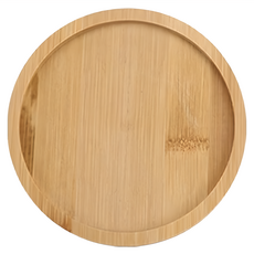 小麥購物 竹木杯墊, G133, 小, 10個